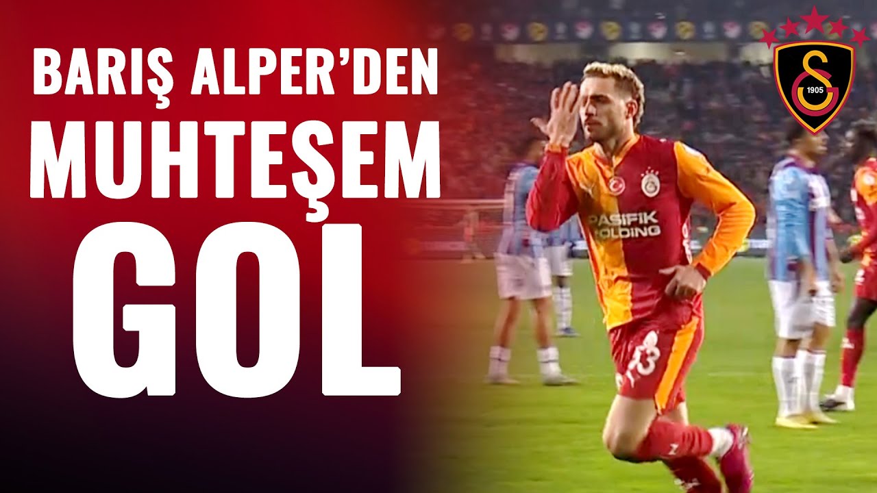 GOL | Barış Alper Yılmaz Galatasaray'ı Trabzonspor Karşısında 1 - 0 &Ouml;ne Ge&ccedil;irdi!