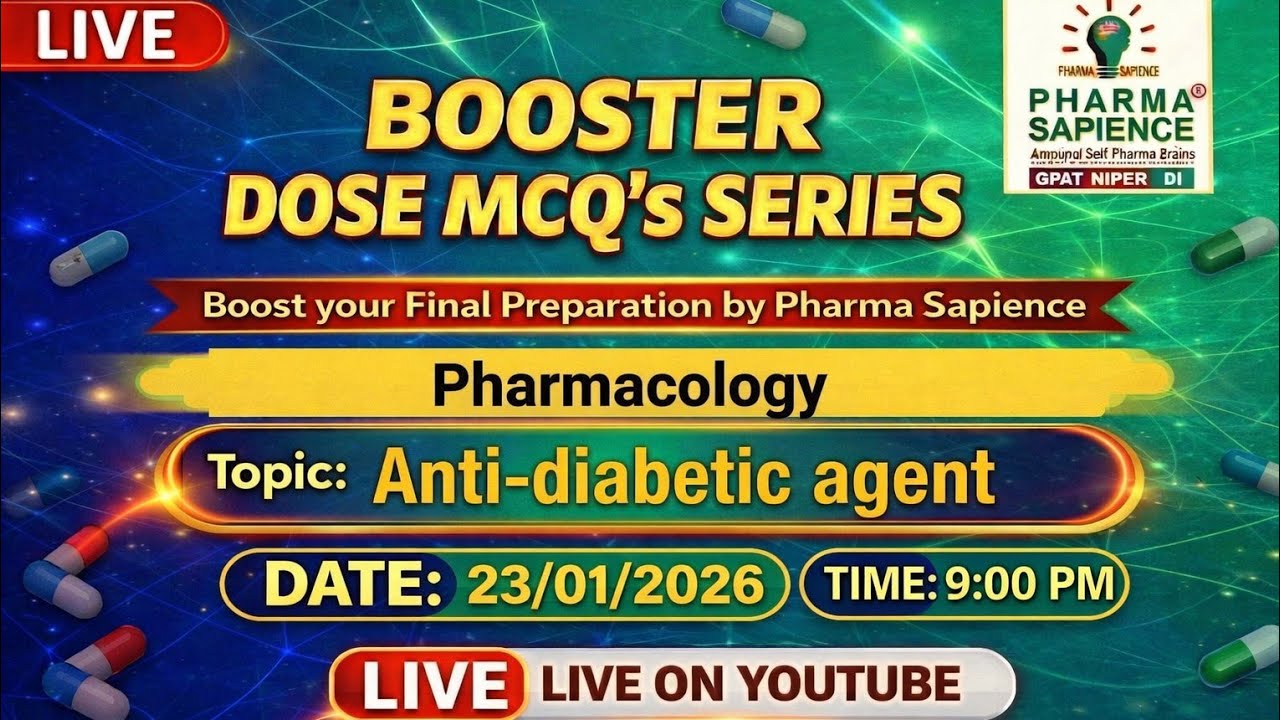 ANTI-DIABETIC AGENT - MCQ DISCUSSION - PHARMACOLOGY
