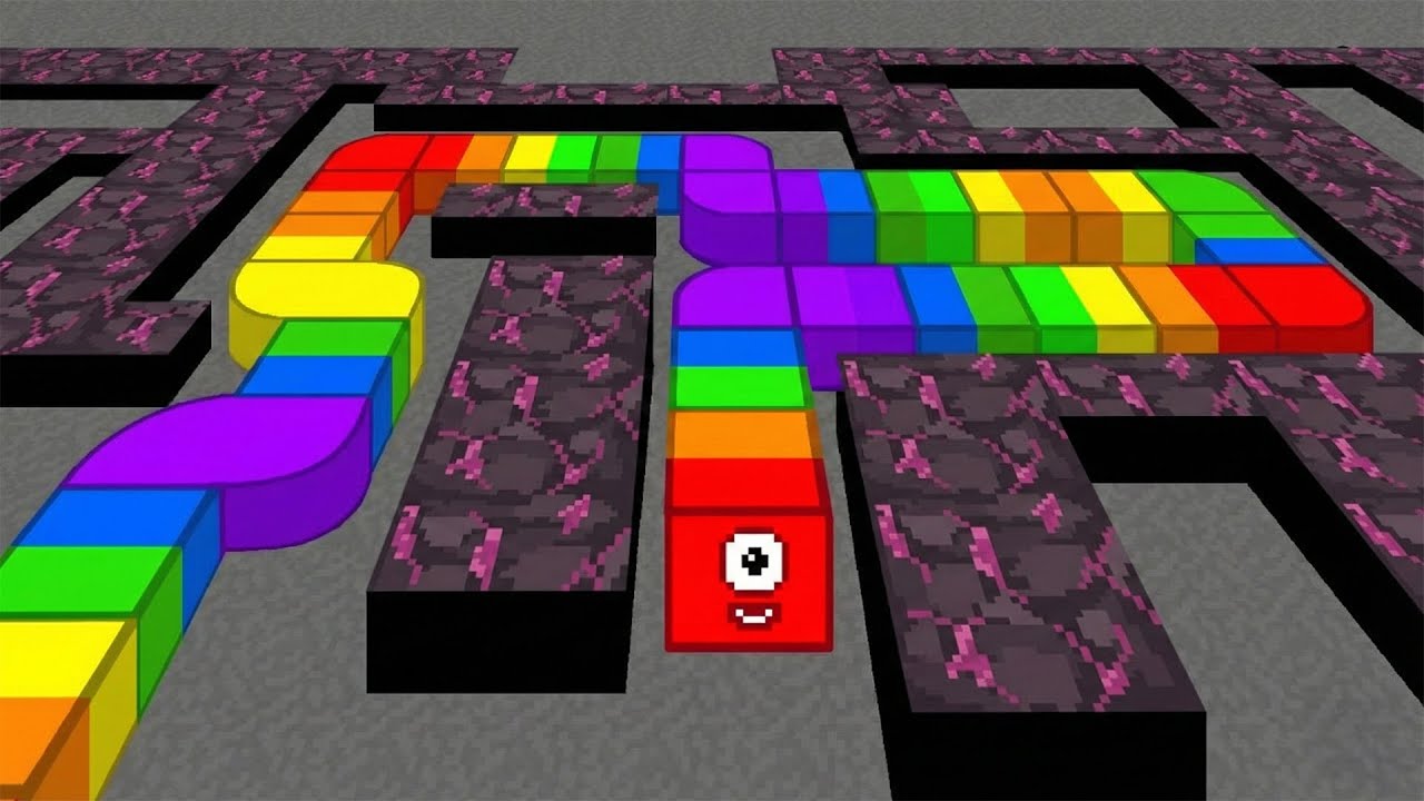 Numberblocks Sanke 1 to 30 Chases Mario in the Maze Mayhem
