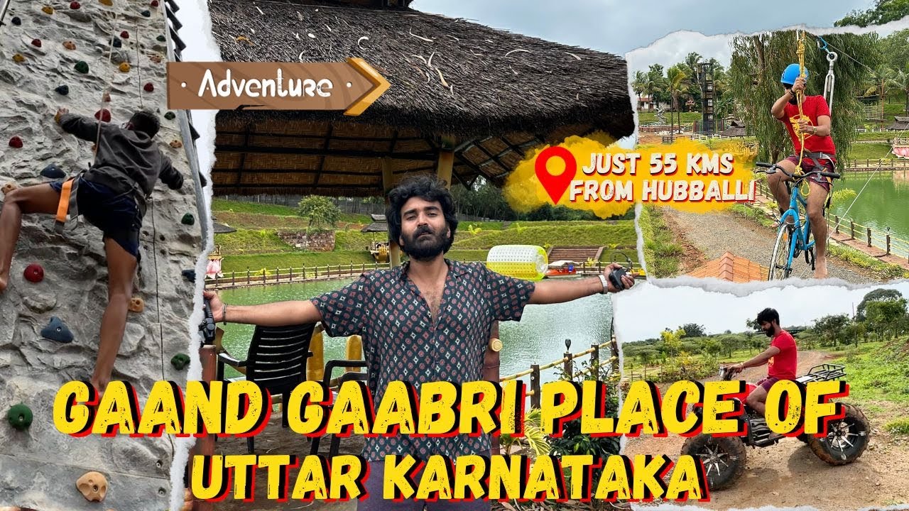 We found the Hidden Gem of Uttar Karnataka | Just 55 kms from Hubballi | heavy adventure fun games