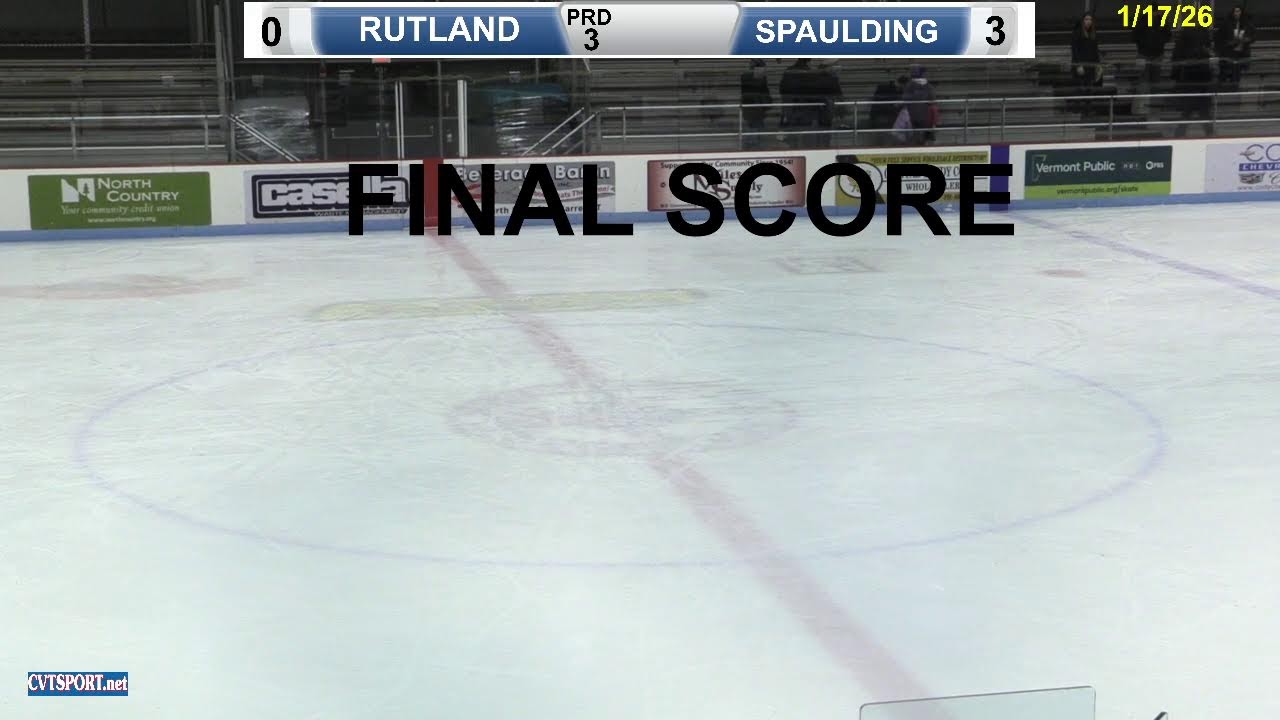 1/17/26-Rutland @ Spaulding Girls Hockey