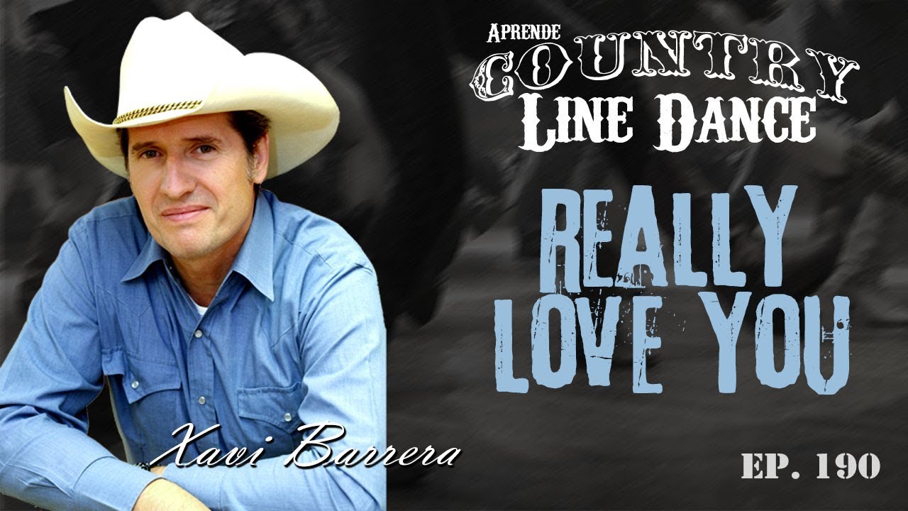 Como bailar REALLY LOVE YOU - 64 tiempos Country Line Dance Clase y Baile. Intermedio.