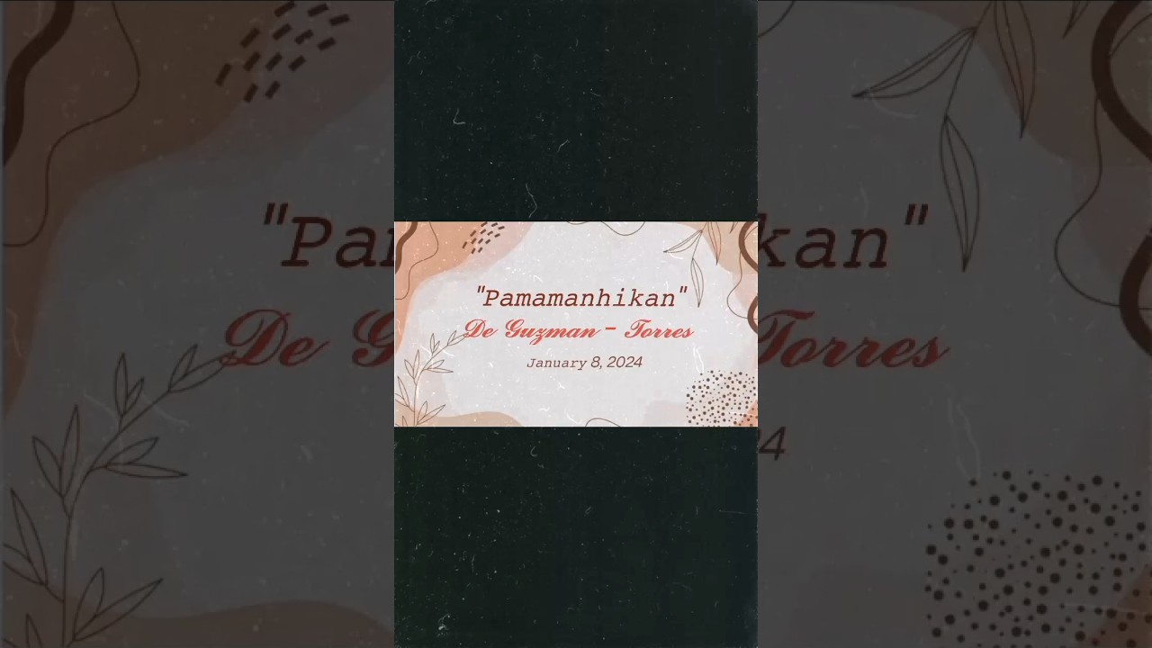 𝓟𝓪𝓶𝓪𝓶𝓪𝓷𝓱𝓲𝓴𝓪𝓷                               #love #filipinotradition