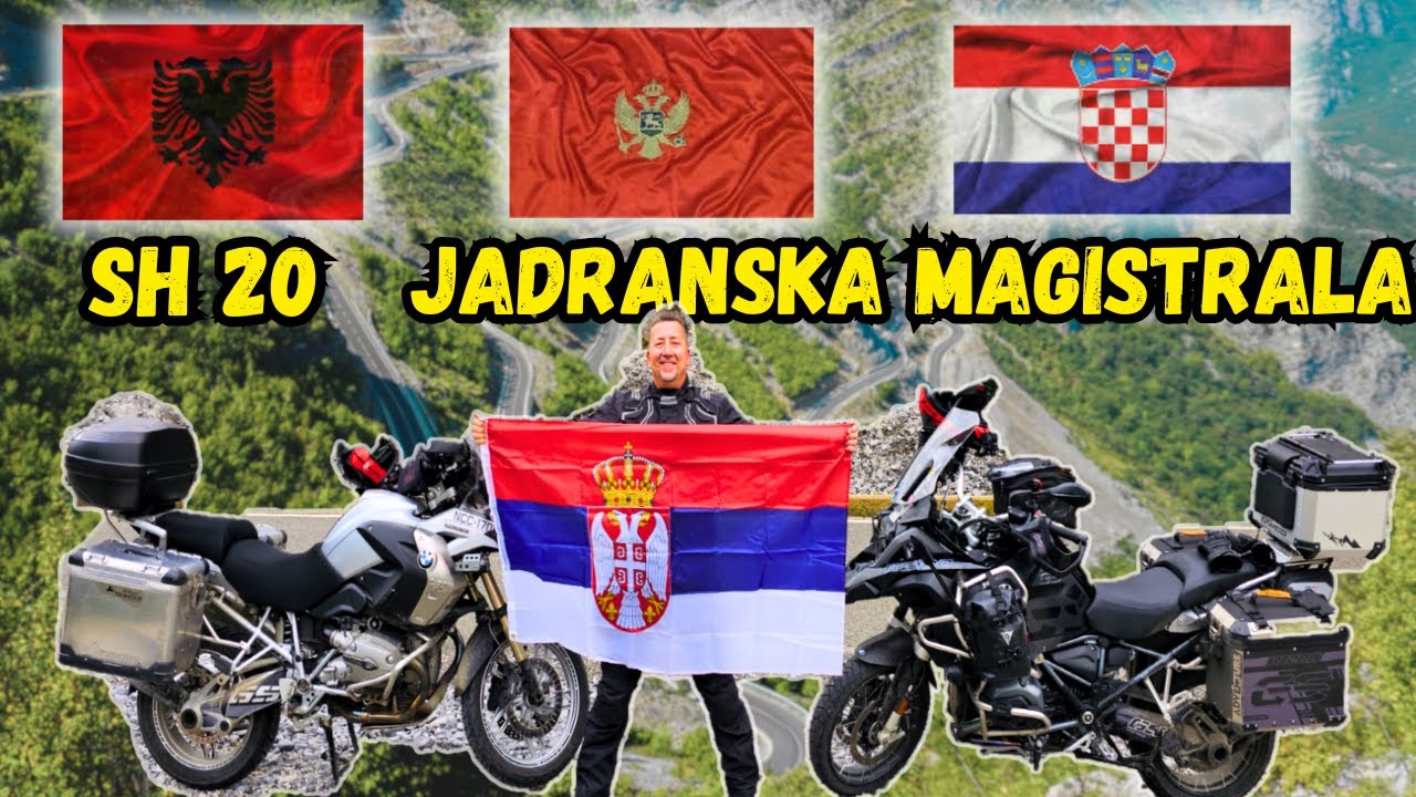 Albanija SH-20 i Jadranska Magistrala... Nezaboravna Vožnja na Dva Točka