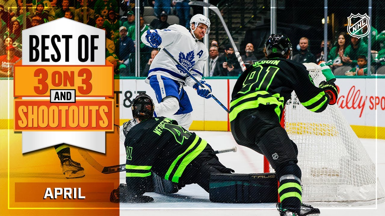 Best 3-on-3 Overtime and Shootout Moments from April | NHL