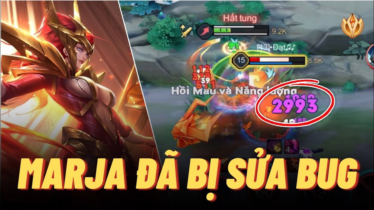 Marja vừa từ đáy xã hội đi lên thì đã bị sửa Bug nhưng vẫn cực mạnh | Liên quân mobile