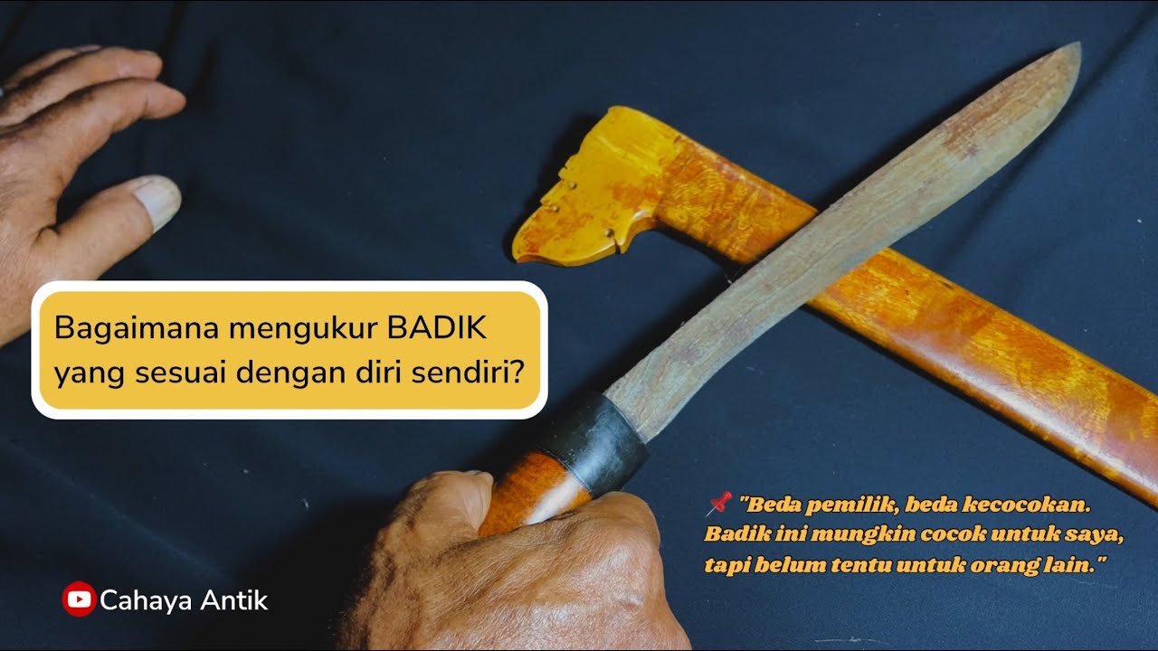 cara mengukur badik untuk pemakaian pribadi