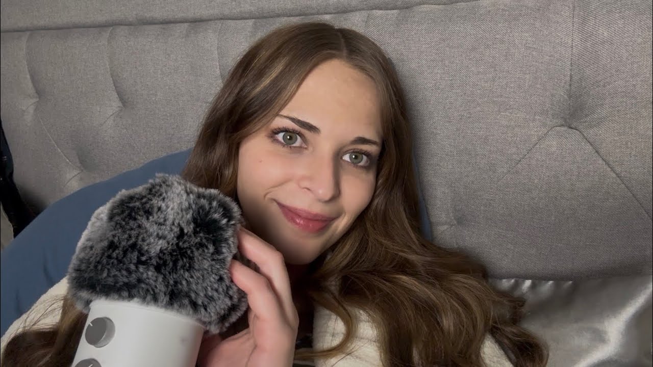 COZY ASMR FOR ANXIETY & SLEEP 😴 (comforting words and fluffy mic scratching)