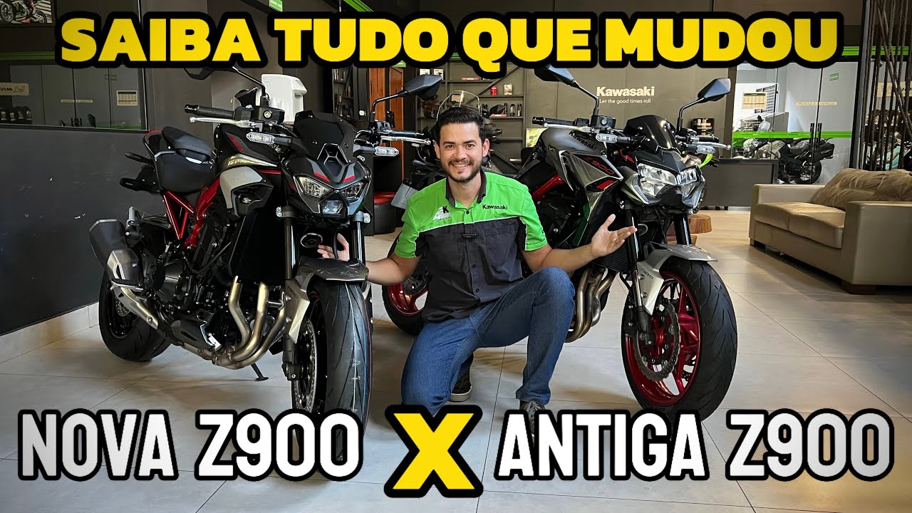 NOVA Z900 X ANTIGA Z900 | COMPARATIVO | VEJA TUDO QUE MUDOU.