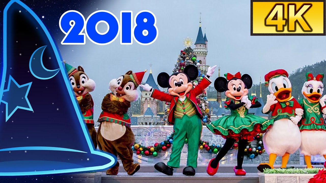 *4K* Mickey and Friends Christmastime Ball 米奇與好友聖誕舞會 | HKDL - “A Disney Christmas” (Nov 15, 2018)