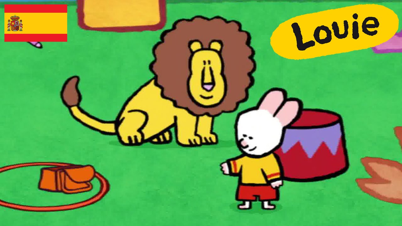 León - Louie dibujame un león | Dibujos animados para niños