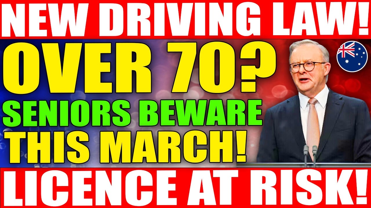Seniors 70+ Alert ⚠️ | Australia Driving Law Changes March 2026 | Licence Risk Explained