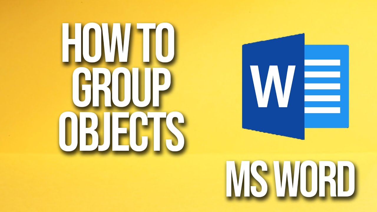 Как группировать объекты в Microsoft Word (учебник)