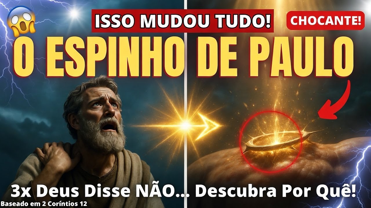 Por Que DEUS Disse NÃO 3 Vezes Para Paulo? É O QUE TODO MUNDO Precisa Saber!