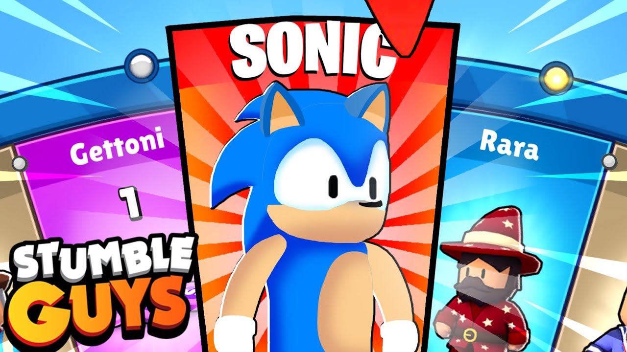 TROVO LA SKIN DI SONIC SU STUMBLE GUYS!!