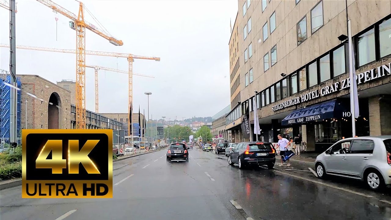 Freiberg a.N., A81, Stuttgart, Ludwigsburg, Bietigheim - 4K