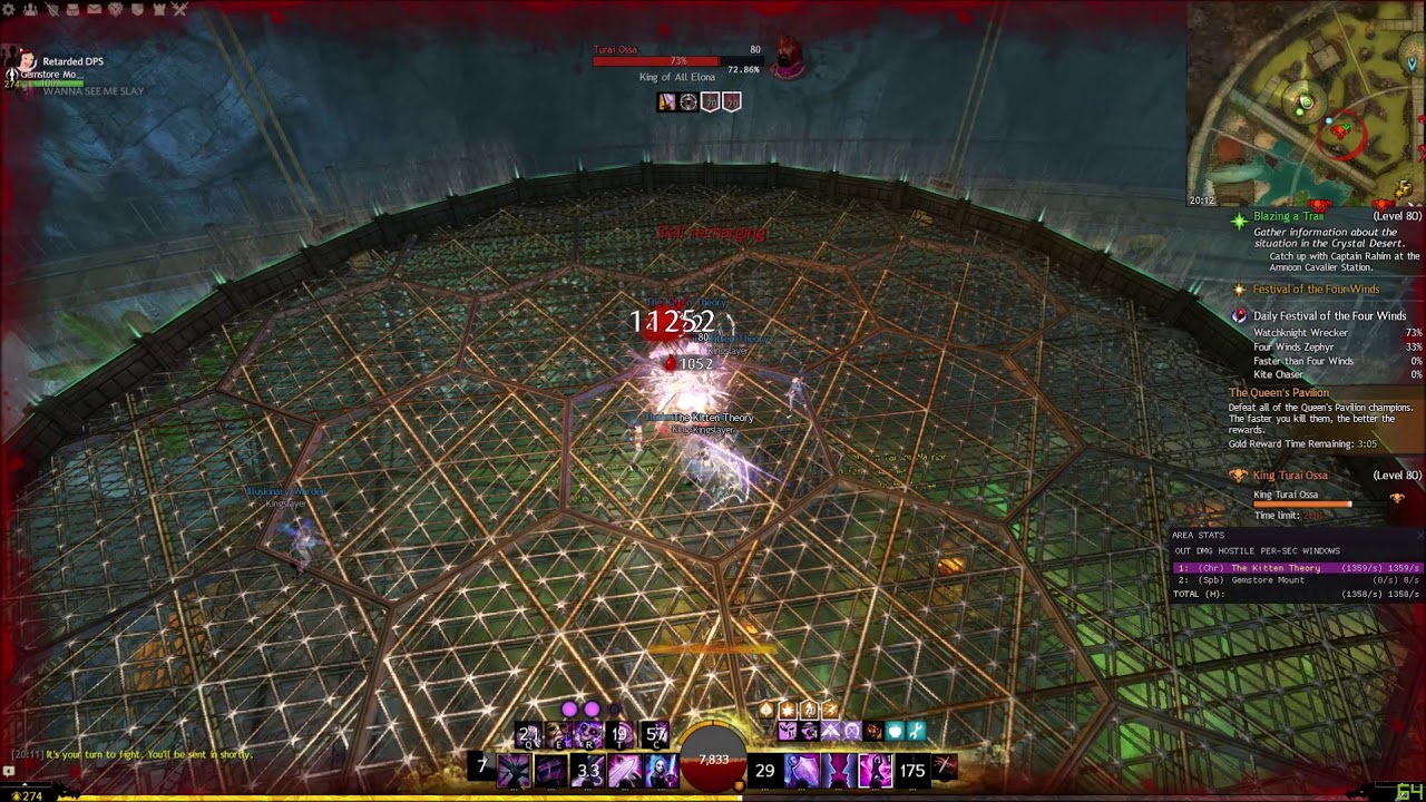 GW2 Queens Gauntlet: Turai Ossa [Chrono] Second Kill