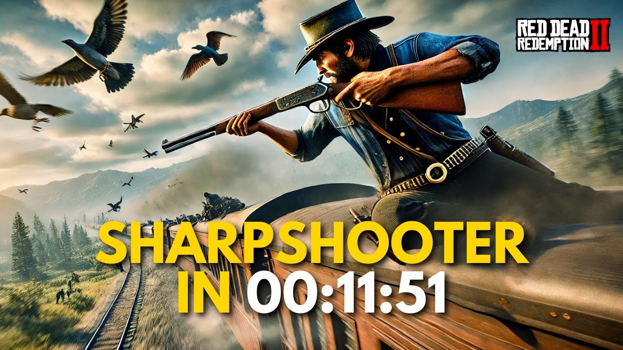 Sharpshooter Challenge Speedrun in 11:51 | Personal Record | RDR2