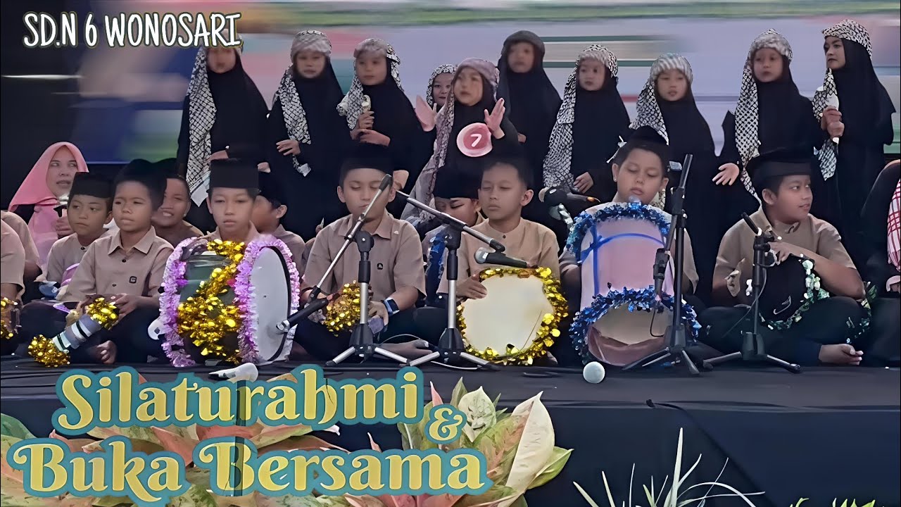 SD.N 6 WONOSARI,DALAM ACARA SILATUROHMI BUKA BERSAMA DAN LOMBA HADROH
