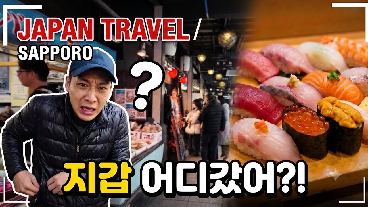 🇯🇵 [일본여행 3일_삿포로편] 숙소, 맛집, 핫플 추천 / 니조시장 구경 및 타케에 스시 가는 길 🍣🥢
