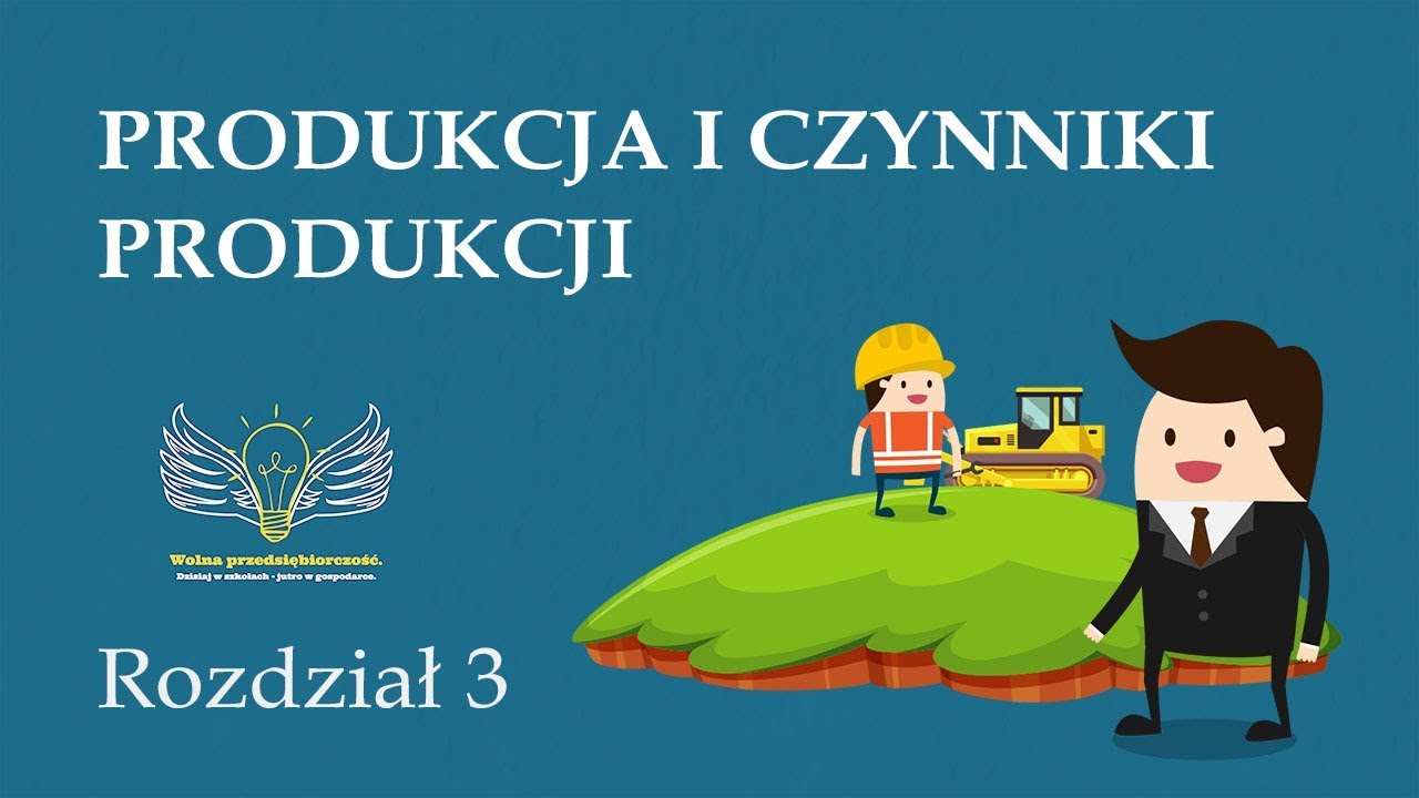 3. Produkcja i czynniki produkcji | Wolna przedsiębiorczość - dr Mateusz Machaj