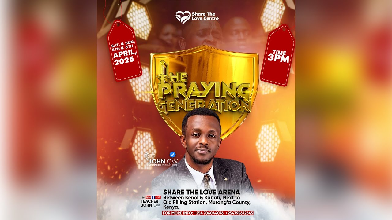 THE PRAYING GENERATION EDITION 35 WITH TR JOHN CW 05-04-2025.