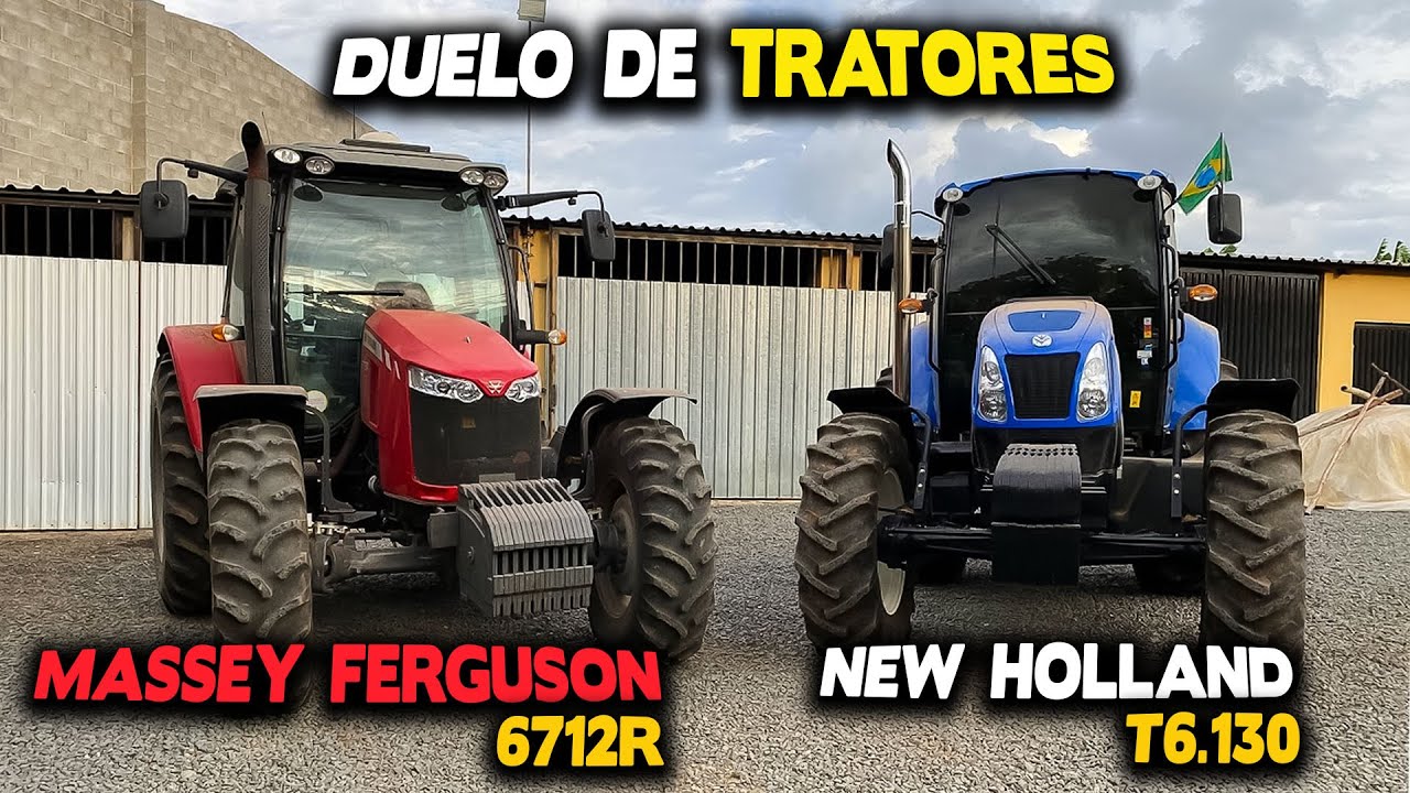 COMPARATIVO ENTRE MF 6712R e NH T6.130 | TUDO O QUE VC PRECISA SABER