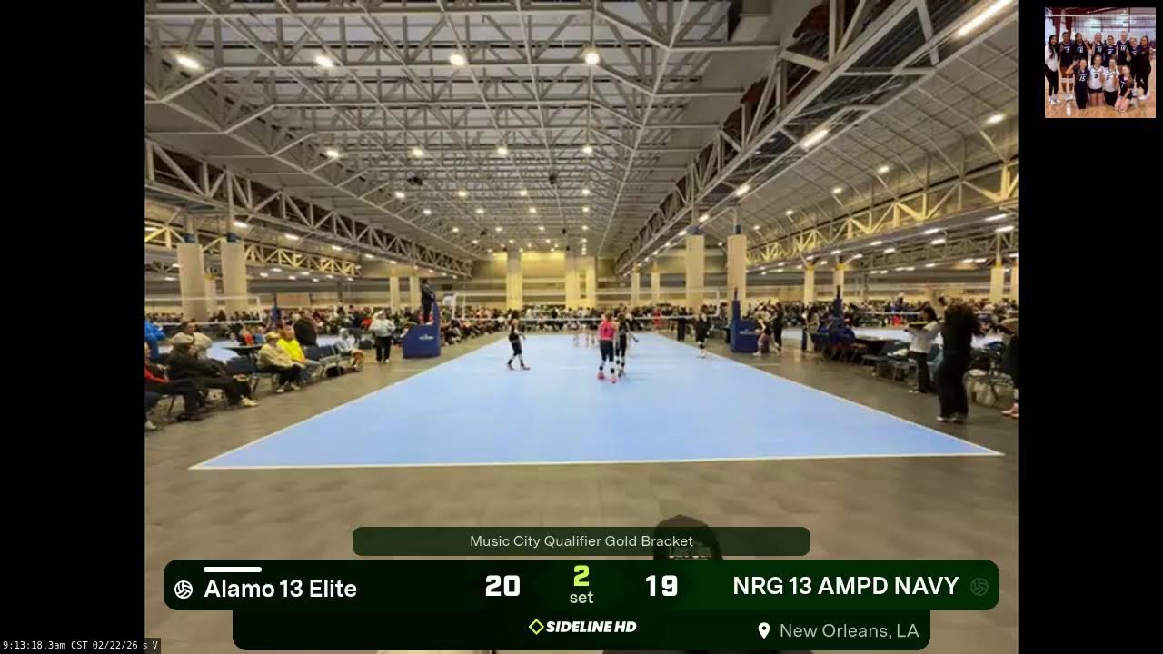 NRG 13 AMPD NAVY vs. Alamo 13 Elite (2026.02.22)