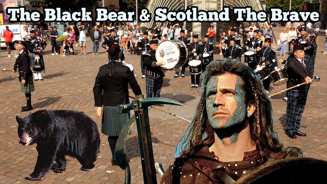 The Black Bear & Scotland The Brave - Bagpipes