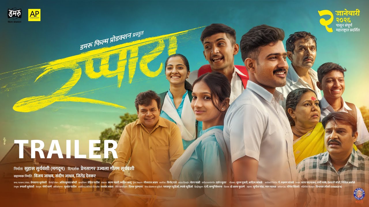 Rappata | रप्पाटा | Official Trailer | Premsagar Suryavanshi | Upcoming Marathi Movie | 2nd Jan 2026