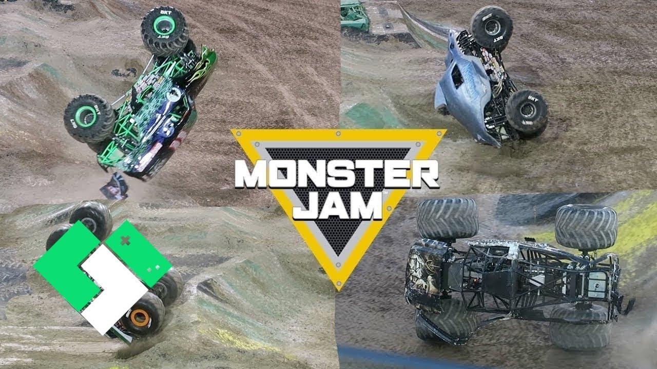 So Many Stunts! So Many Crashes! Monster Jam World Finals Freestyle | Clintus.tv