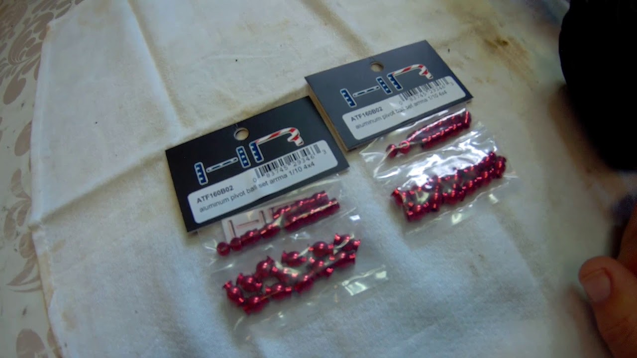 REVIEW - HotRacing Aluminum Pivot Balls - Arrma 1/10 4x4's