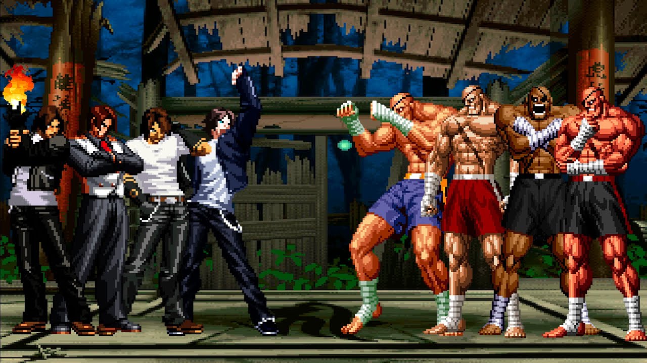[KOF Mugen] Kyo Kusanagi Team vs Sagat Team