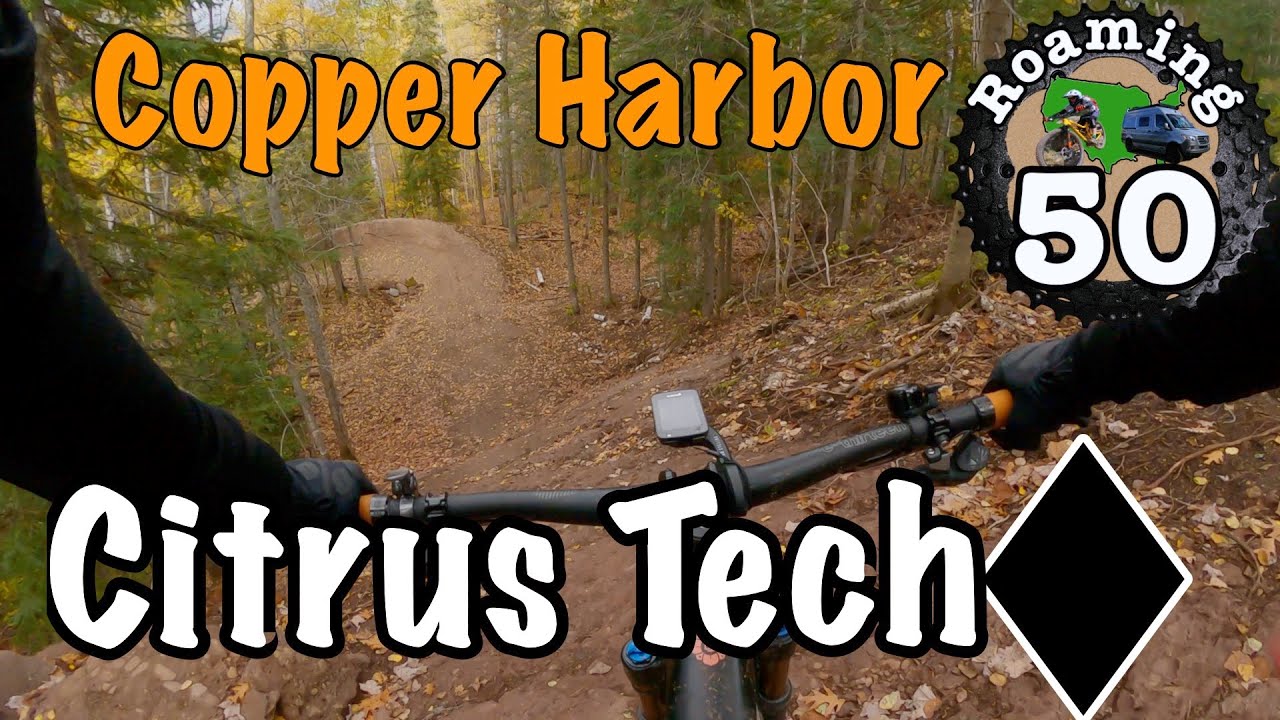 Mountain Biking Copper Harbor, Michigan: Citrus Tech | These rock rolls are no joke!
