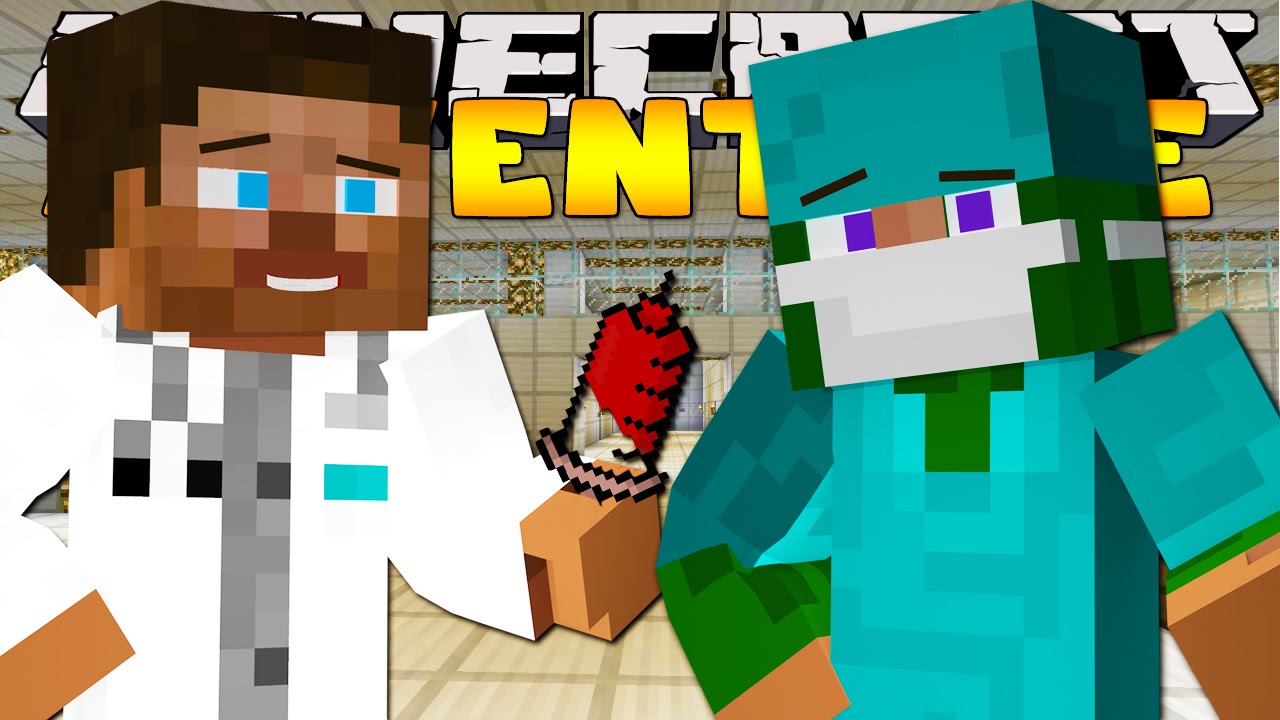 Minecraft School - LITTLE LIZARD WORKS AS A DOCTOR!