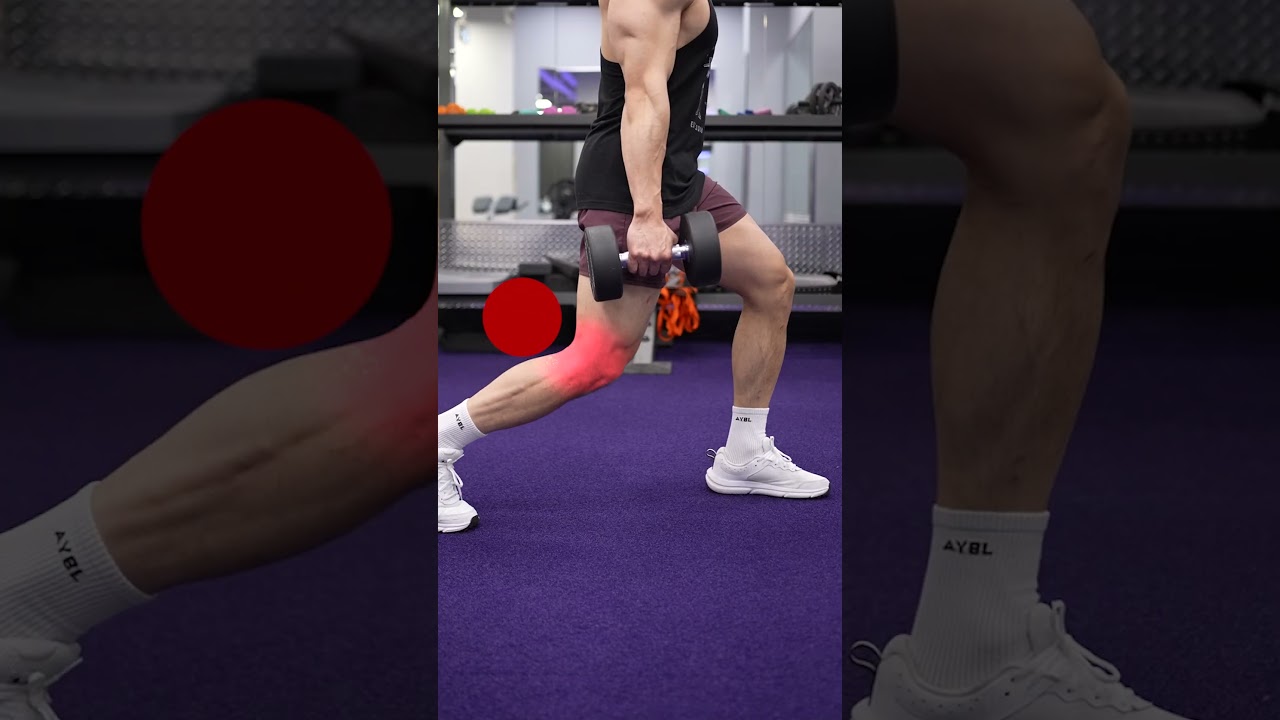 ✅ The PERFECT Dumbbell Static Lunge