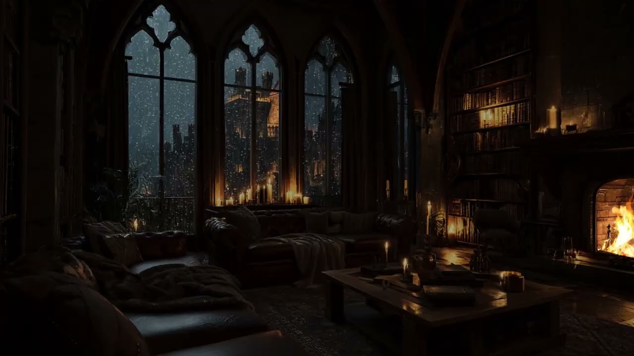 Knight Era Torchlight Atmosphere | Forgotten Castle Grounds in Endless Darkness