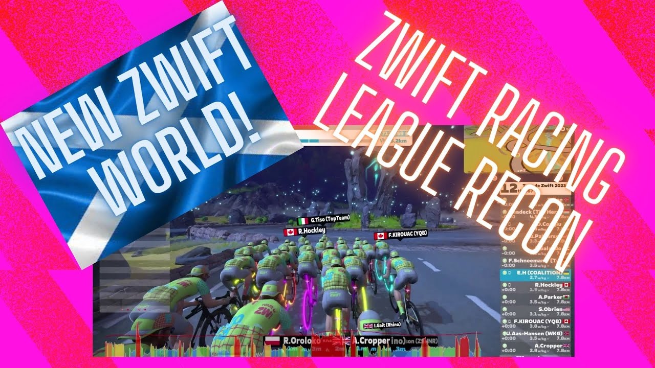 Rolling Highlands - Zwift Racing League Recon - New Map and Course!!