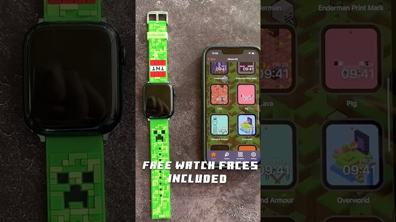 Minecraft Smartwatch Bands