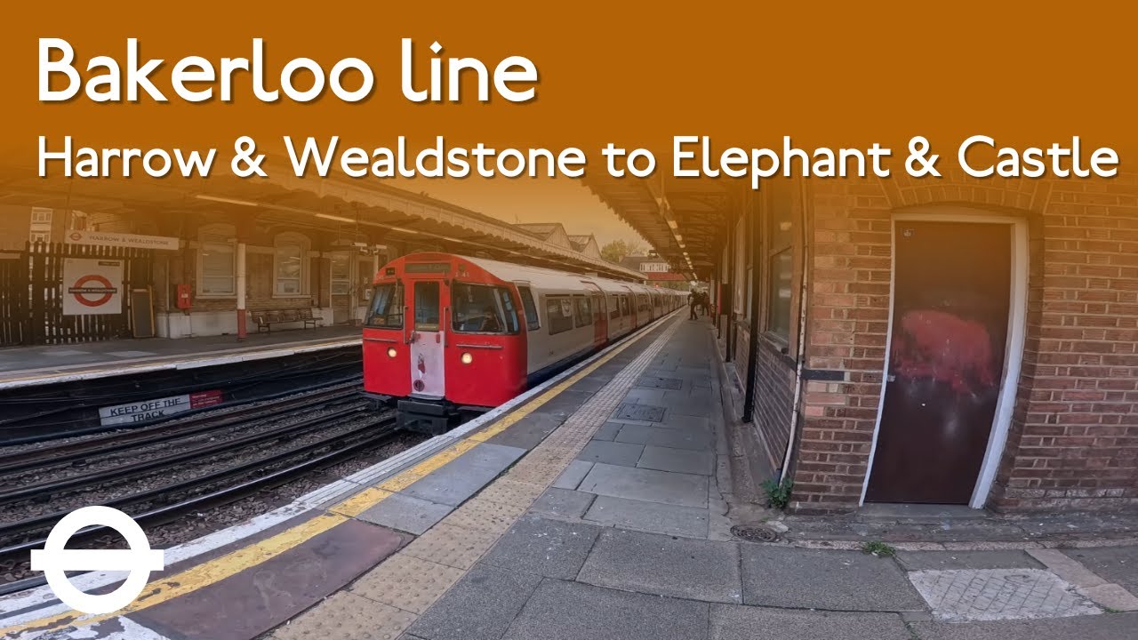 London Underground | Bakerloo line Full Journey: Harrow & Wealdstone to Elephant & Castle