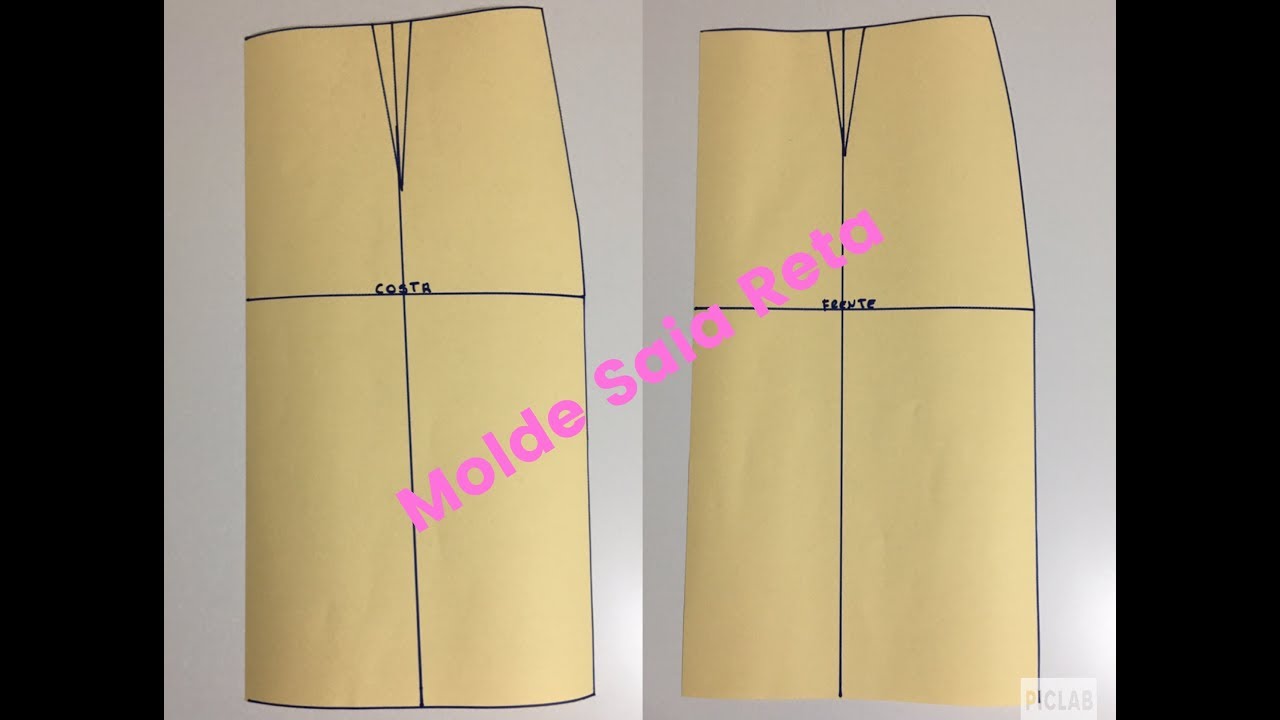 Modelagem Saia Reta Base (Muito FÁCIL)