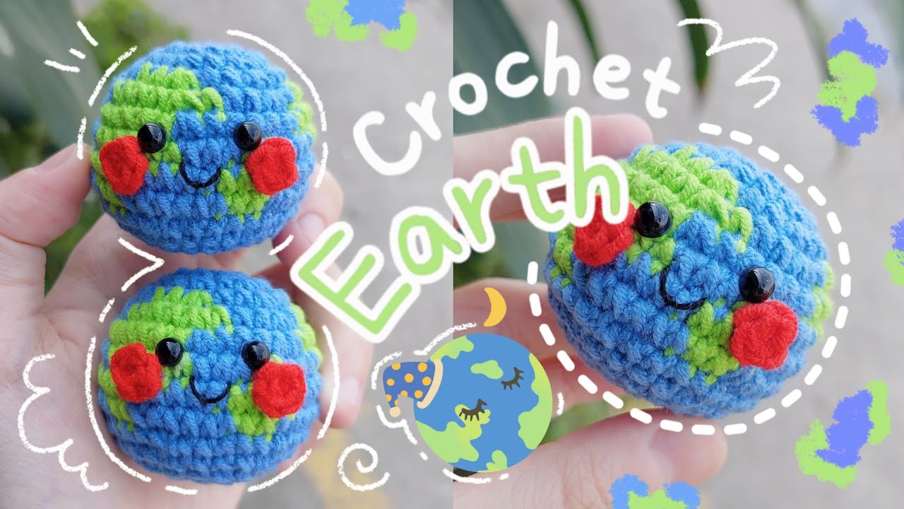 Crochet EARTH | Crochet LITTLE EARTH | Móc len TRÁI ĐẤT | Lem'n Do