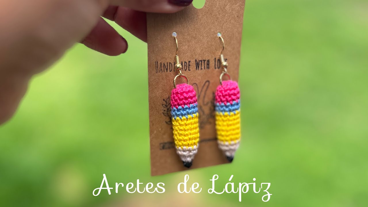 Aretes de Lápiz ✏️✏️💜😃