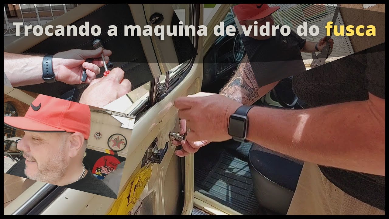 Como trocar a maquina de vidro do fusca