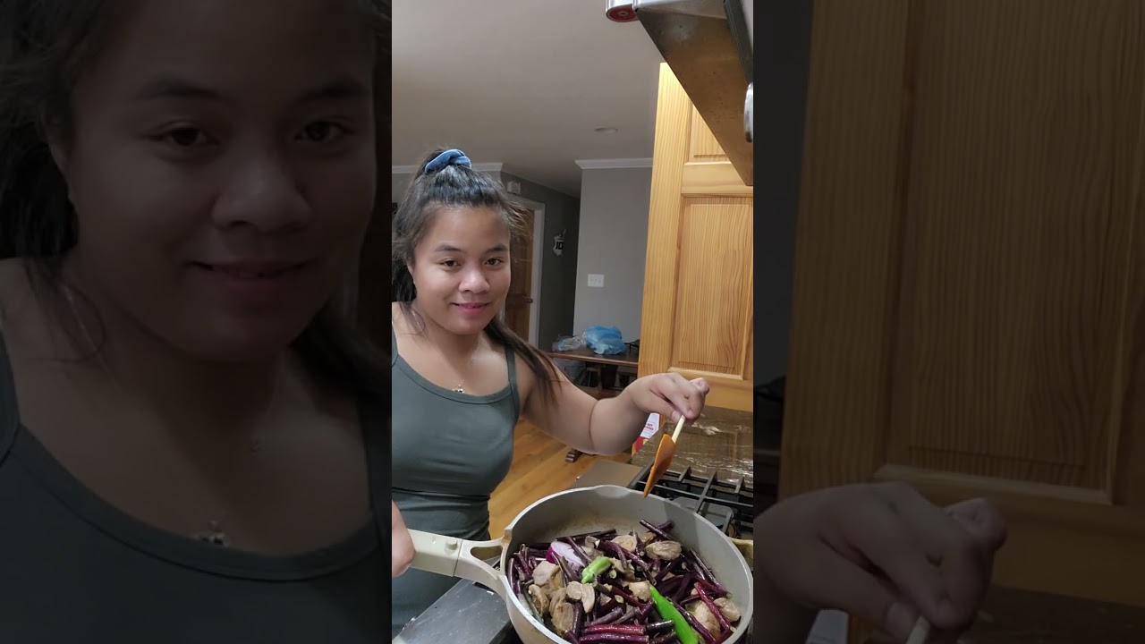 Simple recipe and quick to be cook if you are hungry 😱 #adobongsitaw (purple beans) #highlights#fyp