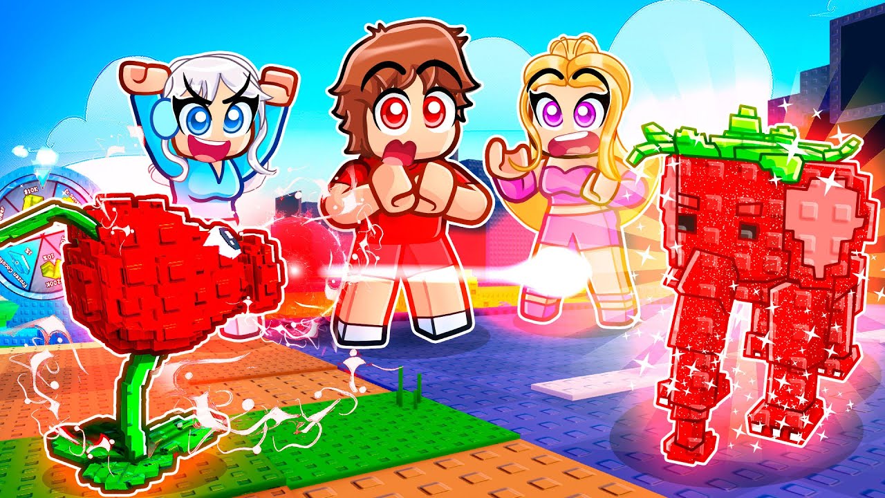 BRAINROTS против РАСТЕНИЙ В ROBLOX...