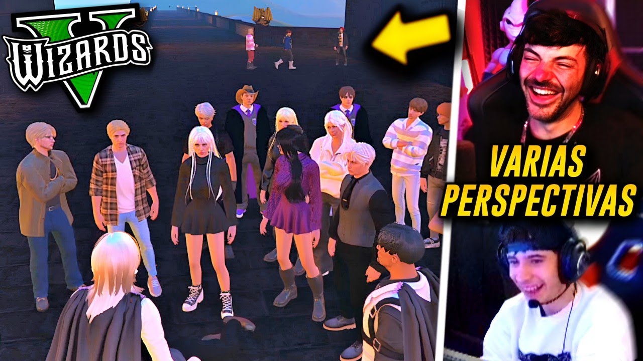 HALFONSO (NEXXUZ), RAFITA y KENFLOW LANZAN HECHIZOS a COMPAÑEROS y les PERSIGUE TODO EL COLEGIO 😆