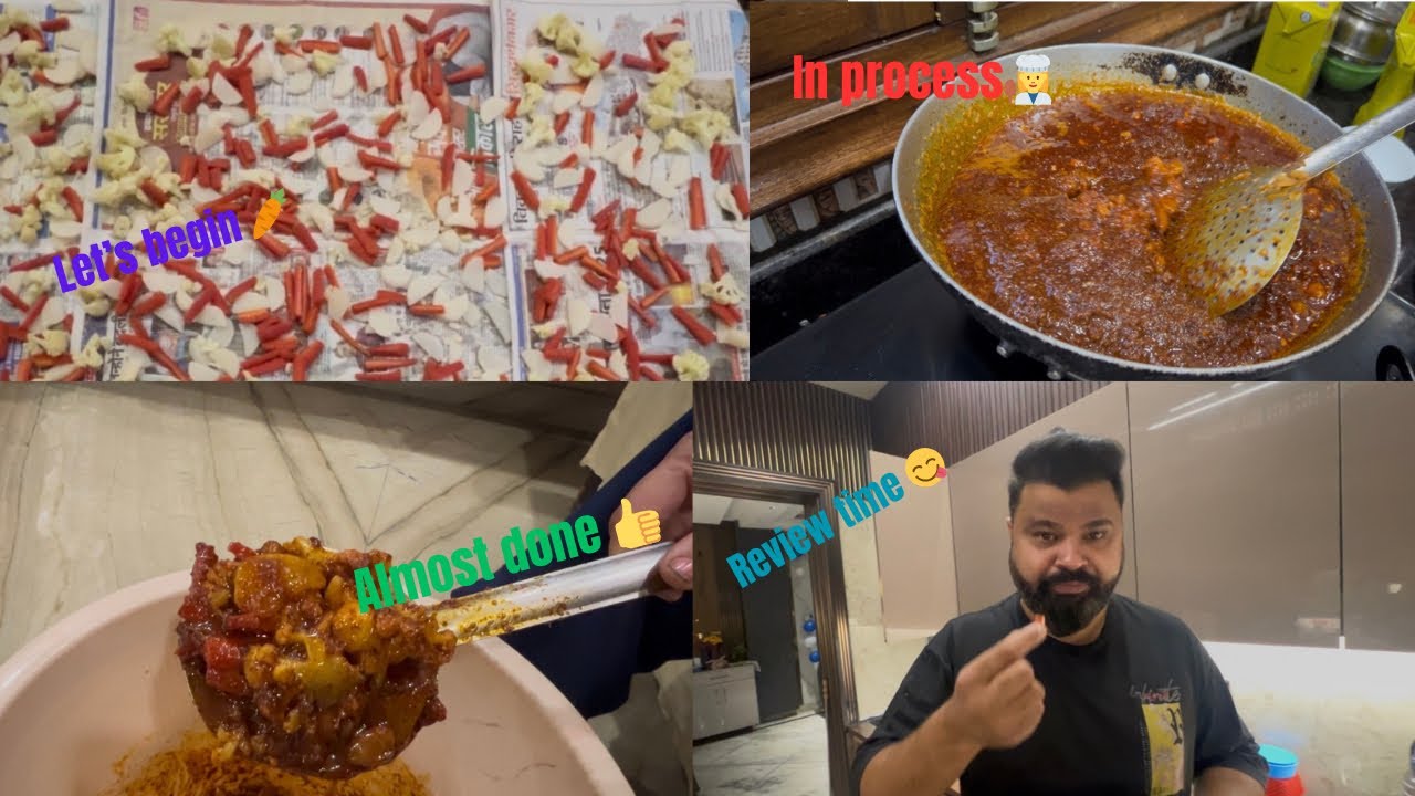 Ghar ka winter achaar🫜|Sardi ka swad❄️|Recipe and Review#rozkarozana #dailyvlog #familyvlog #happy 
