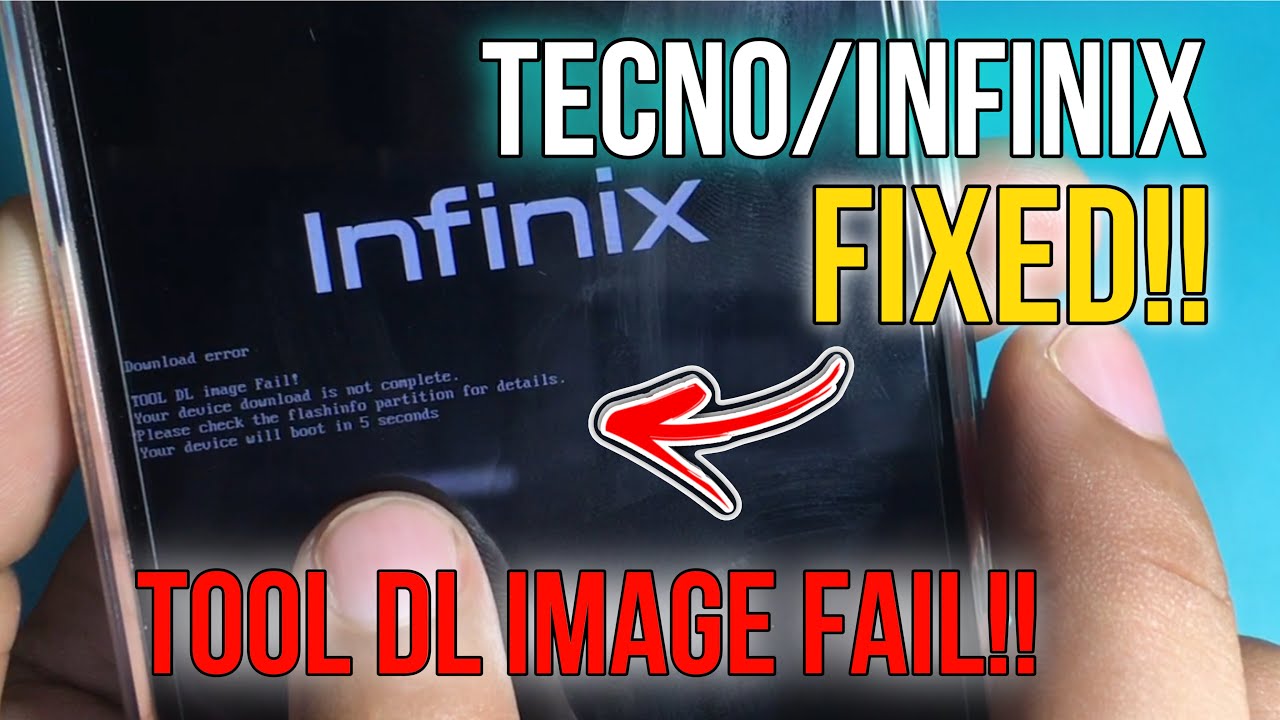Fix Tecno and Infinix Download error Tool DL image Fail!