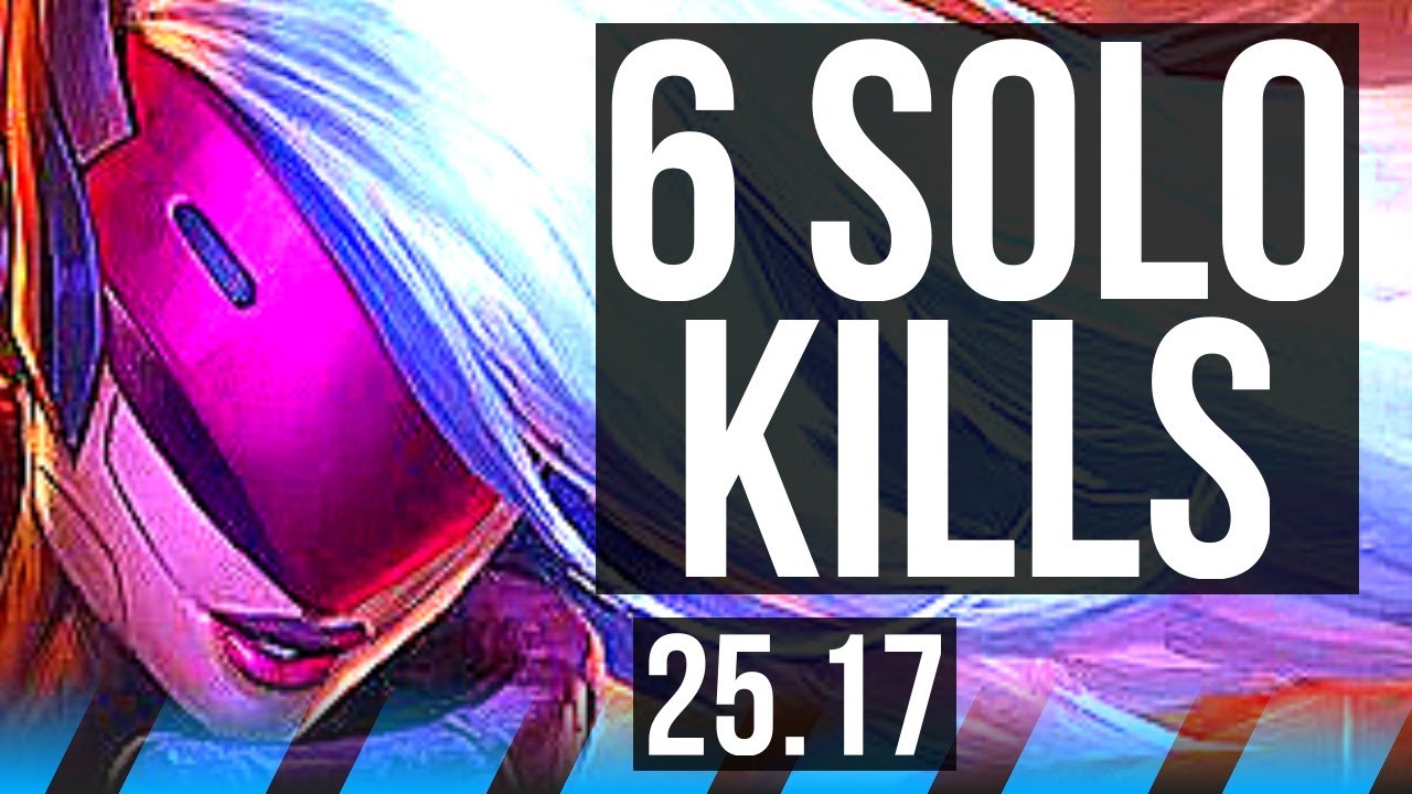 KATARINA vs SYLAS (MID) | 6 solo kills, 900+ games, Dominating | EUW Master | 25.17
